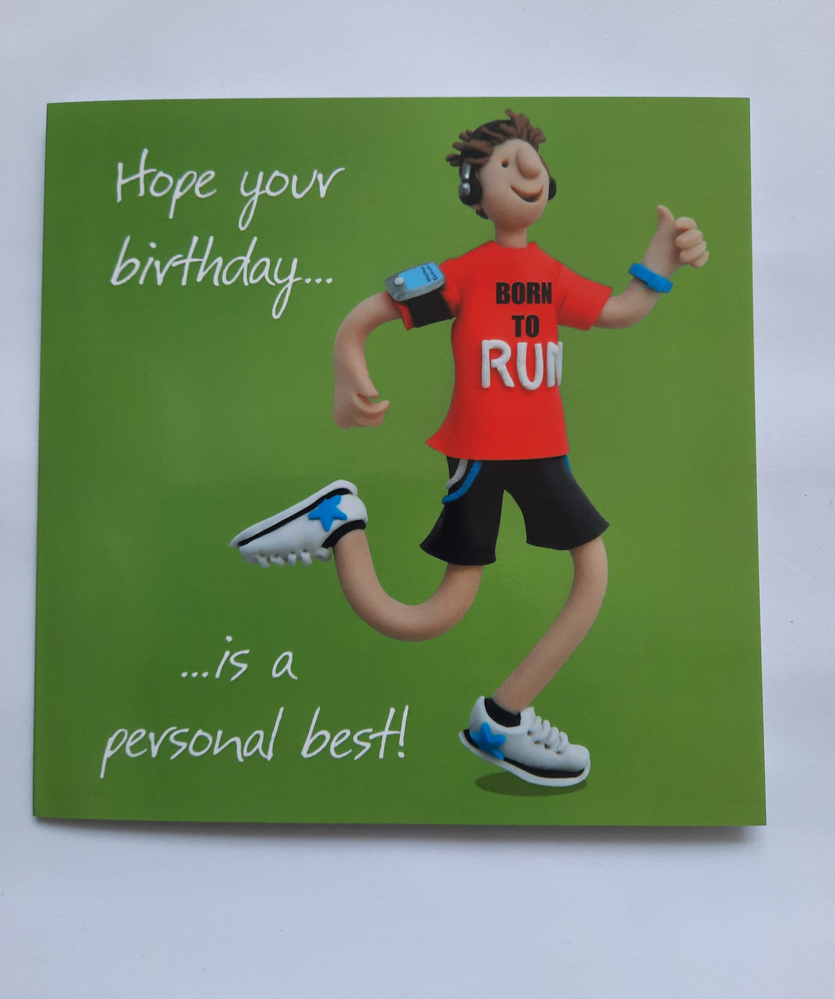 Birthday Card - It's A Personal Best Running Themed Male Birthday Card