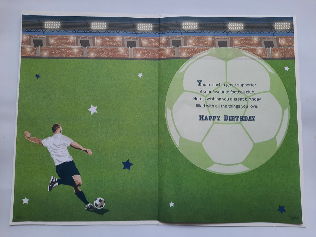 Birthday Card - To A Special Son Happy Birthday No.1 Tottenham Fan