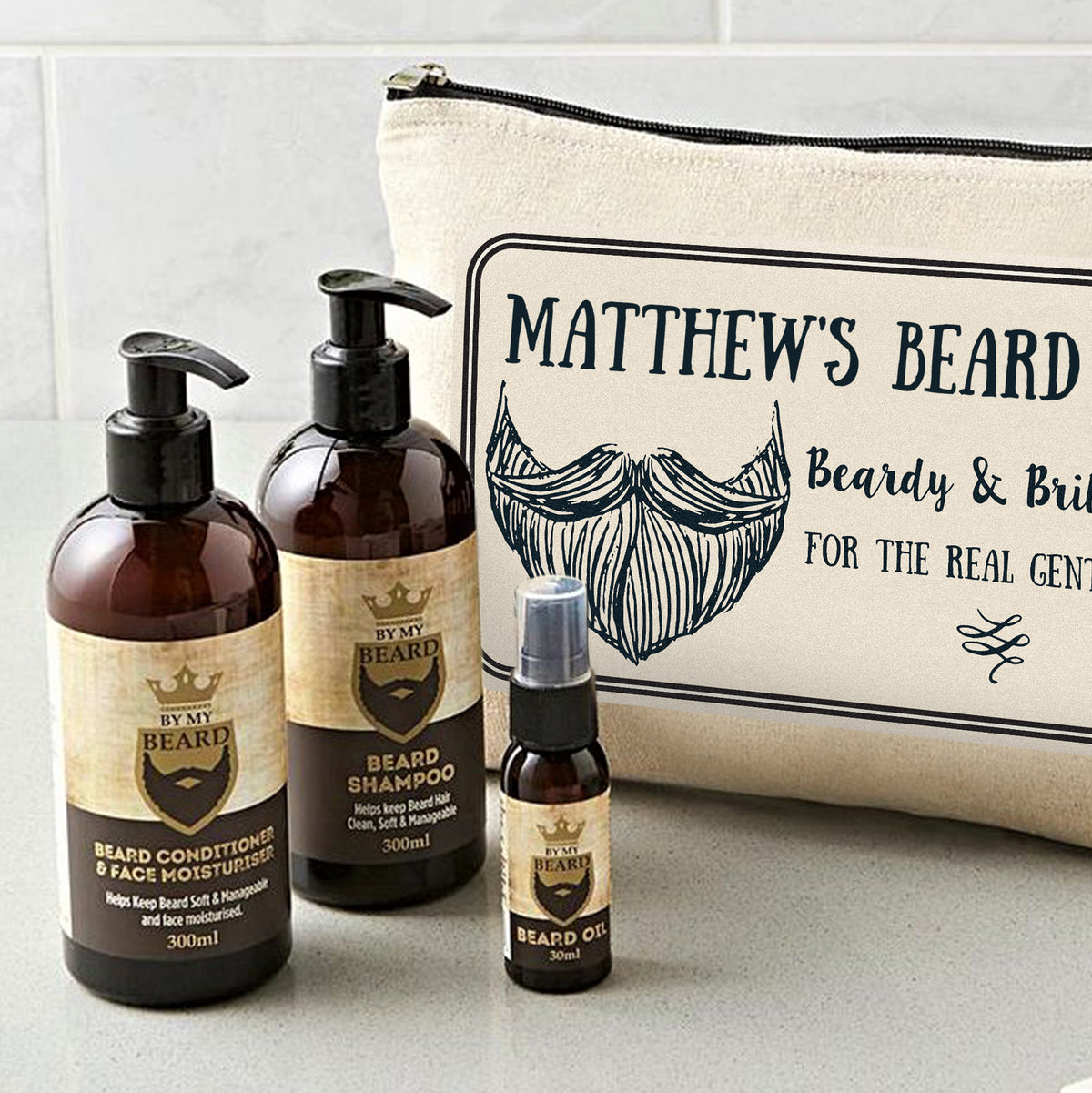Personalised Beardy & Brilliant Beard Kit
