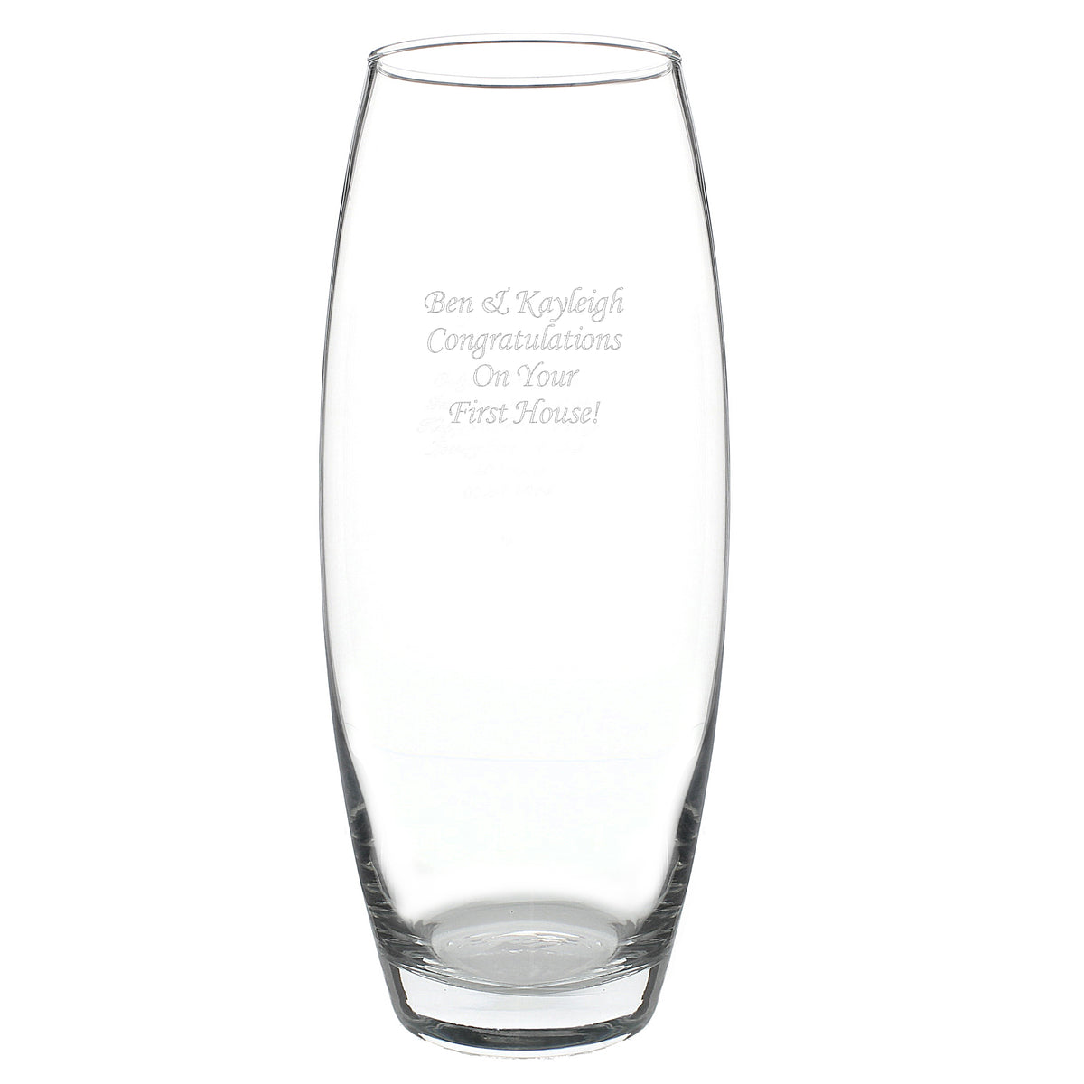 Personalised Tapered Bullet Vase