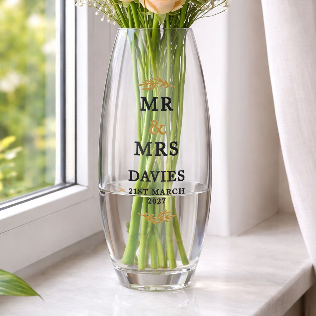Personalised Couples Bullet Vase