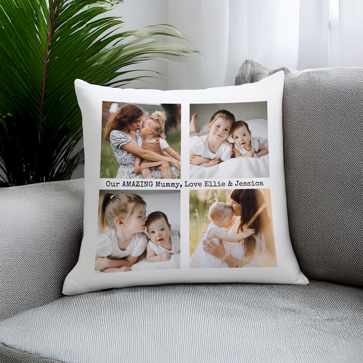 Personalised Multi Photo Upload Cushion