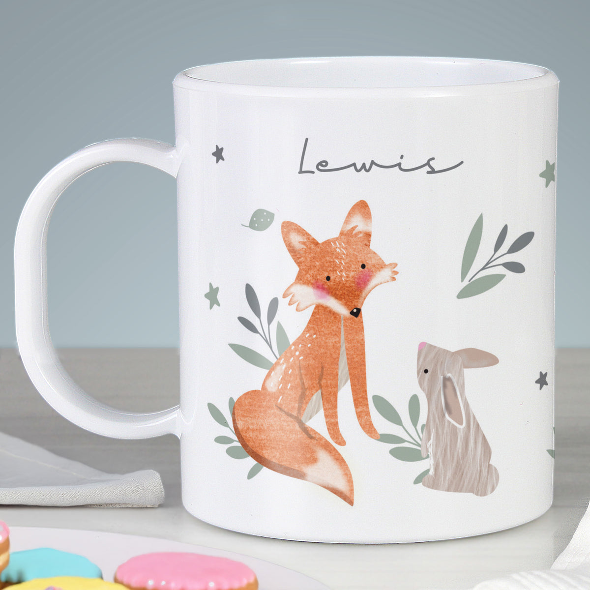 Personalised Woodland Animals Mug