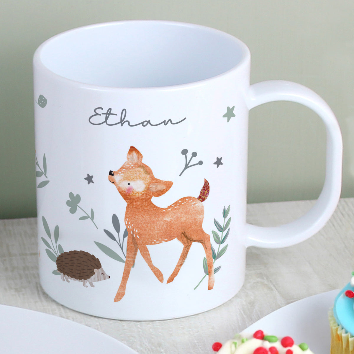 Personalised Woodland Animals Mug