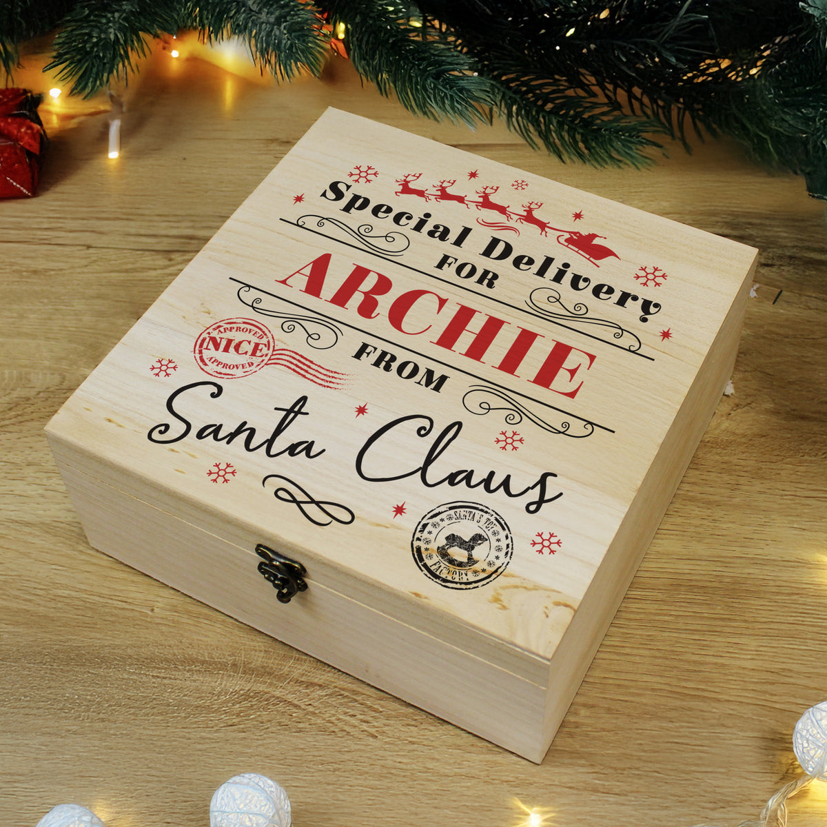 Personalised Special Delivery Christmas Eve Box