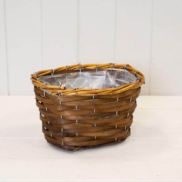 23 x 16cm Oval Brown Trough
