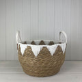 Round Storage Basket D38cm H24cm Weight-771g