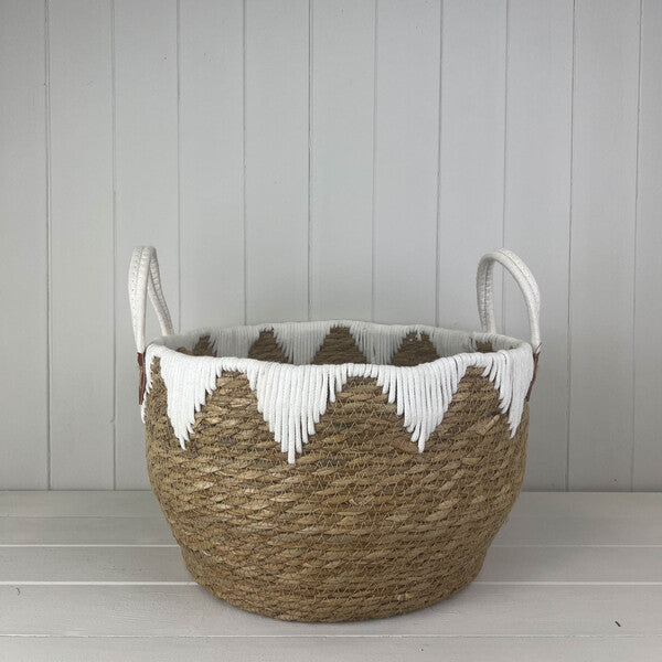 Round Storage Basket D38cm H24cm Weight-771g
