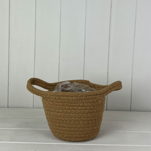 Small Basket with Ear Handles (13.5cm) TD17cm H13.5cm B12cm
