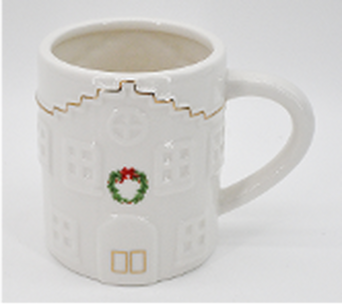 Cosy Christmas House Mug