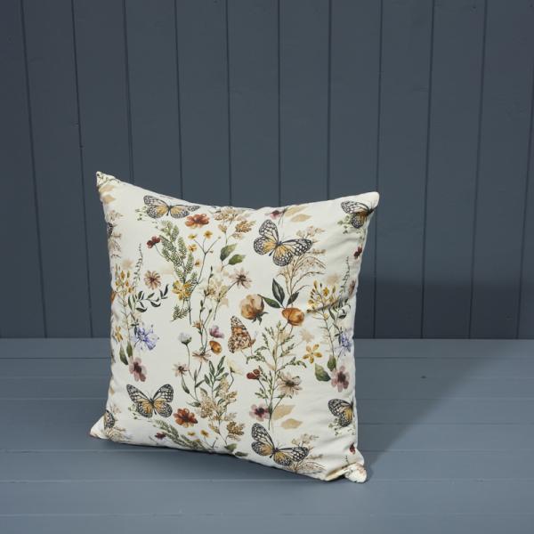 Handmade Washable Cotton Printed Cushion with Filling 45x45cm