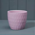 (305 15 187) Matt Lavender Griebling Ceramic Carve Pot D15cm