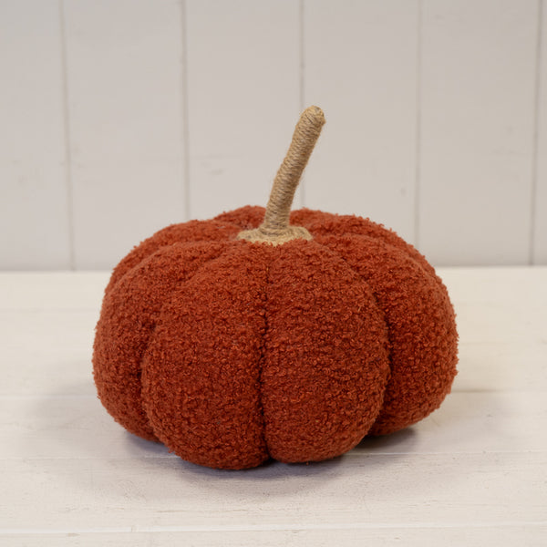 Orange Boucle Pumpkin Large