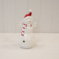 Large White Christmas LED Snowman in a Scarf